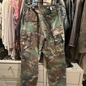Camouflage Cargo Pants - Green Camo